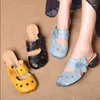 Slippers Rushiman Summer Women أحذية جلدية حقيقية مصنوعة يدويًا صندل باوتو مسطح الحجم 35-40