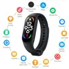 新しいバンド7スマートブレスレット6カラーアモールスクリーンMiband 7血液酸素フィットネストレーカーBluetooth防水スマートバンド