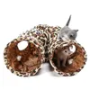 Toys Tunnel Cat Toy Leopard Print Long Tunnel Pet Toys Kitten Play Tent Toy