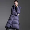 Parkas moda inverno esqui parka quente hoodies jaquetas moda à prova de vento preto casaco de inverno feminino