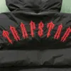 trapstar Mäntel2022 Herbst Winter TRAPSTAR männer Bomber Jacke Bestickte Kapuzen Jacke Trenchcoat Zipper Trench Jacke männer 327