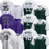 19 Maillots de baseball Charlie Blackmon Rockies Colorado Brendan Rodgers Kyle Freeland C.J. Cron Allemand Marquez Daniel Bard Michael Toglia Yonathan Daza Brent Suter