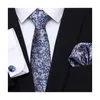 Neck Ties High Quality 7.5 cm Tie Handkerchief Pocket Squares Cufflink Set Tie Clip Necktie Clothing accessories Male Polka dot 231127