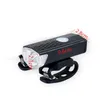 Cykelbelysning Ljus USB -laddningsbara 300 lumen Cykellampa Främre strålkastare Tillbehör
