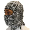 Bere/Kafatası Kapakları Yün Sıkıntılı Kayak Maskesi Örme Kasketler Şapkalar Skullies Elastik Kap Kış Sıcak Tam Yüz Shiesty Y23