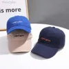 Designer Carhart Hat Caps Brev broderad baseballhatt med litet ansikte för kvinnor mångsidig solskyddsmedel duck tunga hatt för män ny koreansk utgåva blå