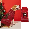 Abbigliamento per cani PUPCA Costume natalizio Maglione dolcevita Rosso lavorato a maglia caldo abbigliamento per animali domestici 231127