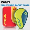 Table Tennis Sets Original STIGA Table Tennis Case Ping Pong Double-Deck Bag Sport Bag For PU Shell Racket Cover Square Racket Bag CP-9WRY 231127