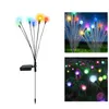 Buiten LED Solar Lights Waterproof Garden Decoratie vuurvlieg gazon voor patio loopbrugkant