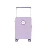 Malas Grande Suporte de Copo Largo Pull Rod Case TSA Customs Lock Mala Business Travel Boarding Trolley