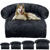 chenils stylos grand chien lit canapé moelleux chiens animal maison tapis longue peluche chaud chenil chat chiot coussin lavable couverture couverture 231124