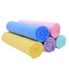 Towels 85X33cm Dogs Bath Towel Pet Cats Super Absorbent PVA Chamois Washable Towels Drying Cloth Dog Supplies Pet Accessory