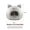 Mats Foldable Removable Cat Bed Self Warming for Indoor Cat Dog House with Mattress Puppy Cage Lounger Semienclosed Pet Litter DDJ