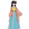 Bambole 60 cm Cinese tradizionale Hanfu Princess 13 BJD Fullset con vestiti Scarpe Accessori Giocattolo snodato per ragazze 230427