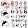 925 charm beads accessories fit pandora charms jewelry Gift Wholesale Positional Clip Cartoon Mouse Cherry Blossoms 101098