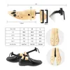 Shoe Parts Accessories 1 Pcs Wood Stretcher Tree Flats Extender Boots Support Shapers Home Care Tool Drop 231127