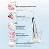 Fem-i-ett Sonic Vibration Light Guide Dry Cell Dental Sclaer, ett multifunktionellt instrument för rengöring av tänder och tungbeläggning, utrustad med LED-ljus