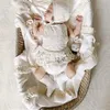 Filtar Swaddling 120100cm Muslin Cotton Baby Born Tassel Få swaddle för Girl Boy Bath Handduk 230426