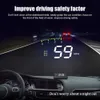 Auto HUD -дисплей автомобильный проектор сигнал тревога OBD2 Head Up Display Speedometer Электронные аксессуары 3,5 -дюймовый дисплей Head Up