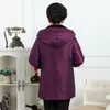 Parka's OKXGNZ 9XL Middelbare leeftijd Ouderen Vrouwen Winter Donsjack Capuchon Parker Nieuwe Dikke Warme Vrouwelijke Basic Jassen Hoge Kwaliteit AH1543