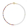 Kettingen Pearl Stone String of Beads ketting voor vrouwen Zomersterrenketen Choker Boheems sieraden Gift