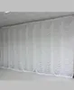 Novo 10ftx20ft festa de casamento palco fundo decorações cortina de casamento pano de fundo em design ondulado branco color274c33903563826460