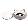 Tapetes de orelha designer gato cama quente casa canil adorável filhote de cachorro caverna casa gato dorminhoco sofá cama gatil