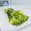 Dekorative Blumen 40 CM Tulpe Künstliche Blume Real Touch Bouquet Silikon Luxus Wohnzimmer Deko Flores Gefälschte Pflanze Zuhause