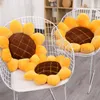 Plush Dolls 1pc 40cm Stuffed Soft Plant Sunflower Toys Cute Chair Car Cushion Office Nap Pillow Girls Nice Birthday Gift 230427