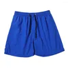 Vêtements de sport Chic Hommes Shorts Pantalons courts doux Respirant Couleur unie Été Garder le refroidissement