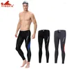 Damen-Badebekleidung Yingfa Sharkskin Racing Training Schwimmhose mit vollem Bein Strumpfhosen Chlorbeständige lange Herren-Badehose