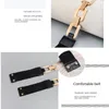 Belts Stretchy Wide Waist Belt Practical PU Geometric Shape Accessories Metal Hollow Out Buckle