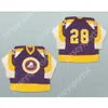 Gdsir Custom Purple 28 Wha York Golden Blades хоккейные майки New Top ED S-M-L-XL-XXL-3XL-4XL-5XL-6XL