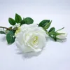 Decorative Flowers 2 Heads/bouquet Fake Roses Branch Flores High Quality Artificial Plastic Silk Flower Bride For Home Wedding Decor