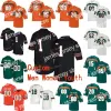 NCAA James College Jerseys Miami Hurricanes 7 Al Blades Jr.80 Jimmy Graham 94 Dwayne Johnson 97 Jonathan Garvin Football personnalisé cousu haut 9