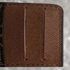 Ontwerp Casual Damier Graphite Canvas Credit Leather Card Set Franse Tide Card ID Holder Wallet wordt geleverd met merkbox Dust Bag en BO308R