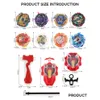 4D Beyblades 4D Beyblades Burst Surge Metal Toy Gyro Launchers Toupie Tops Spinning Blades Jouets R230715 Drop Delivery Jouets Cadeaux Classe Dhhyk