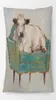 AlmofadaDecorativa Travesseiro Pintura à Mão Vaca Animal No Sofá Capas de Almofada Casa Decorativa Arte Moderna CaseCushionDecorative8271669