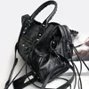 Evening Bags Women Luxury Designer Rivets Handbags Soft Tassel Motorcycle Ladies PU Stylish Crossbody Bags Shoulder Messenger Bag 230426