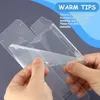 Autres fournitures de fête d'événement 50pcs boîtes à gâteaux transparentes boîtes à gâteaux en forme de crème glacée boîtes décoratives gâteau dessert boîtes pliantes en plastique transparent boîte à gâteaux 231127