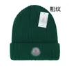 NEW Designer Winter cap Knitted Woolen Hat Men Women Chunky Knit Thick Warm faux fur pom Hats Female Bonnet k-17