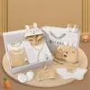 Clothing Sets Four Seasons Style 22~26pcs New Born Baby Pure Cotton Rompers Clothes Newborn Gift Box