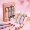 Lipstick Cute Bear Lipstick Set Velvet Lip Gloss Matte Red Lip Tint Waterproof Lip Stick Lasting Lipgloss Makeup Korean Cosmetics 231127