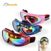 Maschere da sci Maschere da sci per bambini neve 6 colori occhiali da sole maschera antivento lunette de occhiali da esterno 231127