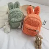 Backpack School-Bag Toddler Kids Girls For Boys Fleece Ear-Kindergarten Plush Warm