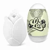 Rose Male Masturbator Cup Egg Portable pocket pussy Masturbation Cup Privacy Erotic Toys Blowjob Penis Exercise adult toy Men