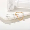 Полоса звучит Ladies Luxury Imation Pearl Ring Регулируемая сплит