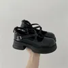 Scarpe eleganti Mary Jane da donna Décolleté eleganti da donna con tacco alto di lusso Tacchi alti casual in pelle estiva Lolita 2023