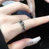 luxury jewelry designer ring rings around the star adjustablerings retro personality do-it-yourself index finger open and wild combination punk ring girl couple 01