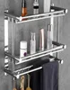 Handdoekhouders Praktisch 2-laags Badkamer Plank Rek Roestvrij Staal Shampoo Wc Wasruimte Accessoires227D3272432